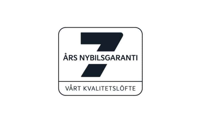 7 års nybilsgaranti